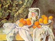 Paul Cezanne Still Life with Drapery oil painting reproduction